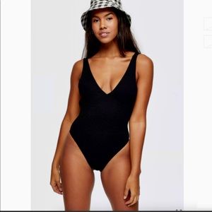 Top shop crinkle bathing suit size 12